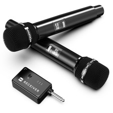 Wireless Microphones, Wireless Microphone with One-to-One Chip Connection, 40...