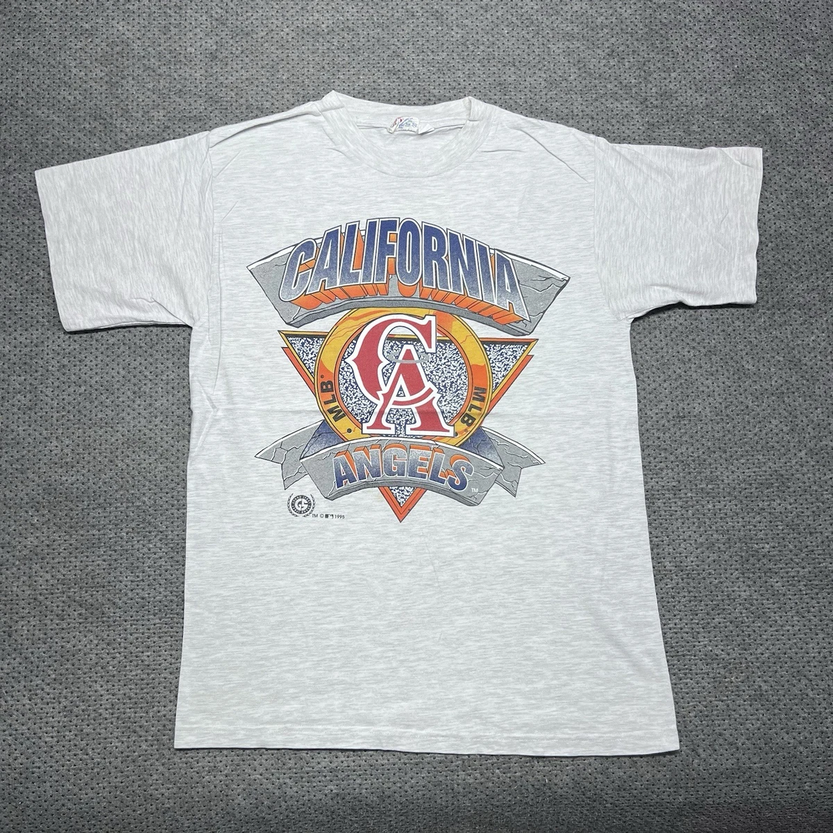 Maillot Vintage Baseball California Angels – Majestic Diamond – Homme Taille M – Bleu