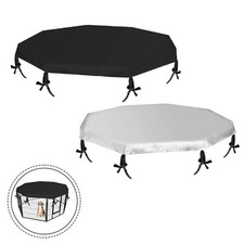 Outdoor Canopy Cover for 8 Panel Dog Playpen Shields For Pets from Weather