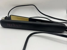 Hot Beauty Professional Womens Solid Black Hair Straightener Model HFl100N