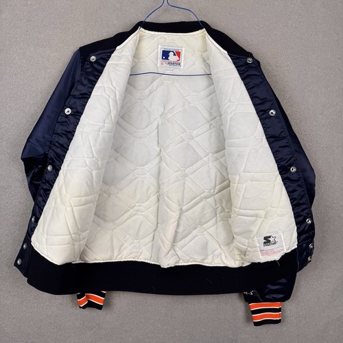Vintage Detroit Tigers MLB Satin Starter Jacket Size S USA 80s - 90s Era Button - Bild 9 von 16