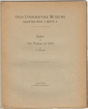 A Fonahn / Notes on the Tanjur in Oslo 1936 Theology