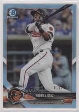 2018 Bowman Draft Chrome Sky Blue Refractor 10/402 Yusniel Diaz #BDC-7 6k8