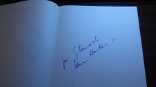 Tom Baker Doctor Who/Dr Who Signed Album Page dedicated