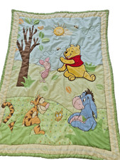 DISNEY WINNIE POOH PIGLET TIGGER Baby Comforter Crib Blanket 30 x 40 Honey Bee