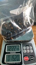 15 oz brown flat glass marbles