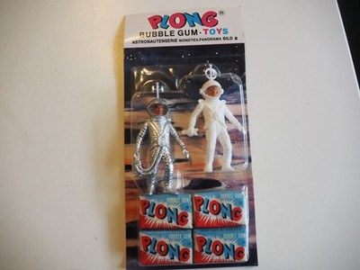 Plong Bubble Gum Toys Astronauten Bild 8, 70er Jahre OVP