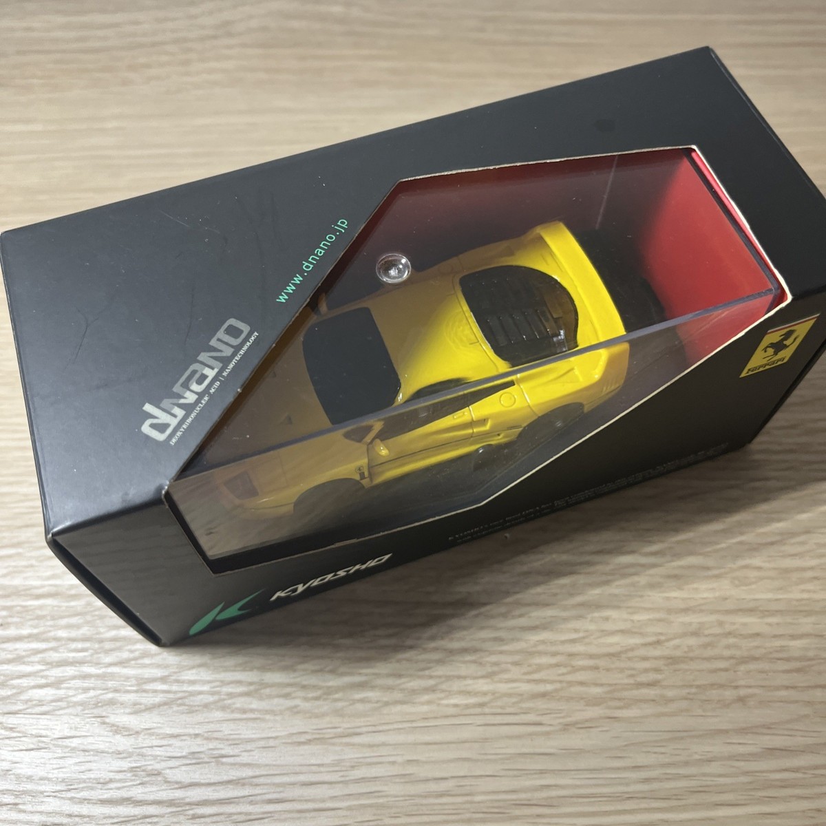 NEW Rare Kyosho AUTO SCALE dnano Body Ferrari F40 YELLOW Type RM