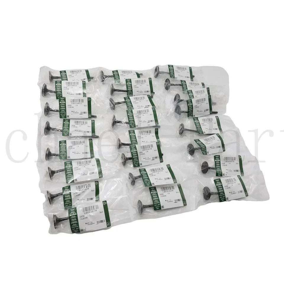 OEM 24 Pcs New Engine INTAKE EXHAUST VALVE For Jaguar Land Rover 3.0L V6 SC US Foto 4 de 4