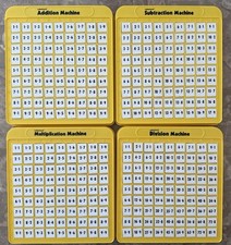  4 Lakeshore Math Machines, Addition, Subtraction, Multiplication  Division