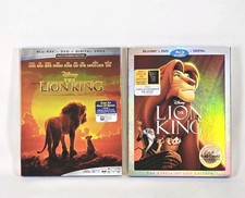 The Lion King Walt Disney Signature Collection & Live Action BluRay DVD Set Of 2