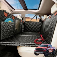 Hard Bottom Dog Car Seat Cover, Back Seat Extender for Dogs, Dog Hammock for ...