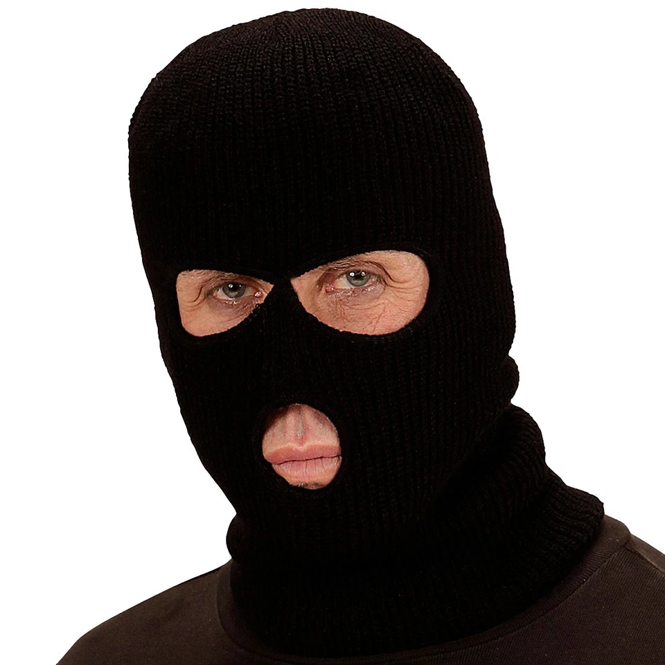 Sturmmaske Motorrad Maske schwarz Skimaske Balaclava Sturmhaube Strumpfmaske - Bild 2 von 4