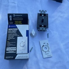 Intermatic Fd60mhw Timer, Spring Wound, 60 Min, Hold Feature