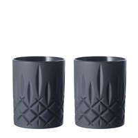 Nachtmann 105394 Noblesse Whisky Tumbler Schwarz 2Er Set