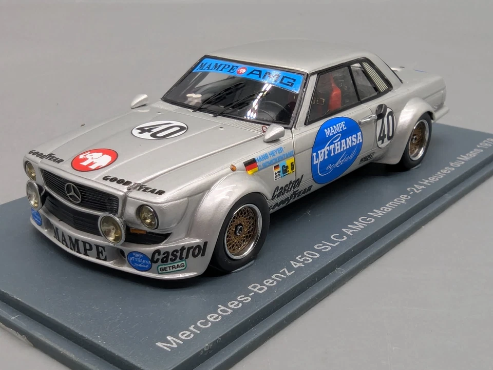 Modellautos 1:43 Neo Scale Models Mercedes Benz 450 SLC AMG 24h Le Mans 1978 OVP - Bild 2 von 4