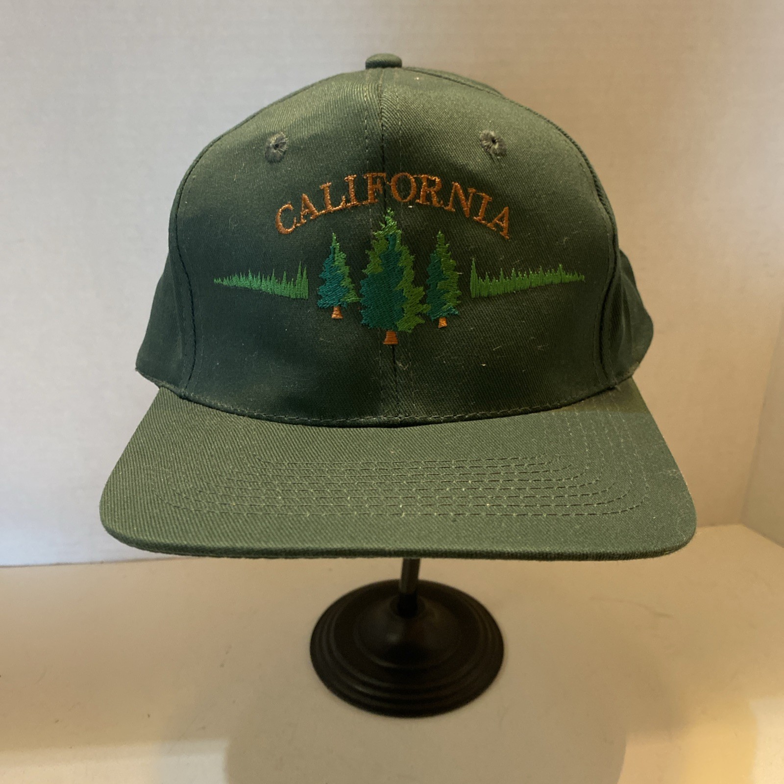 California Hunter Green Twill Adjustable Baseball Cap