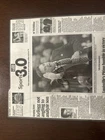 Rick Pitino Autographed Newspaper Article. Louisville Men’s Basketball