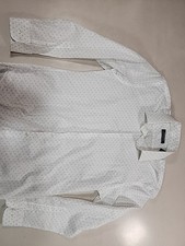 Mens Nordstrom Dress Shirt White Long Sleeve 15 32/33 Non-iron Button Down