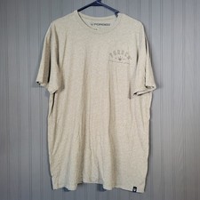 FORGED Short Sleeve Crew Neck T-Shirt Made In USA Brown Men's XL