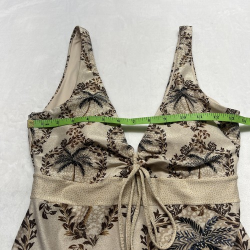 NWT Cosita Linda Beachwear S One Piece Swimwear Sunset Serenade Plunge Cheeky - Picture 7 of 13