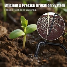 Solar Drip Irrigation Kit 2200mAh Auto Plant Watering System Timer Pump IPX5