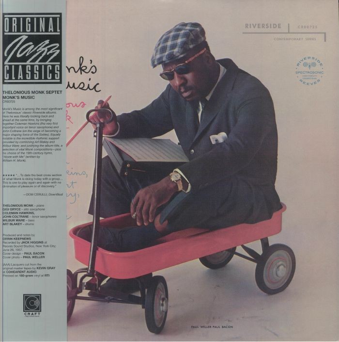 MONK, Thelonious - Monk's Music (reissue) - 180 gram vinyl LP with obi-strip