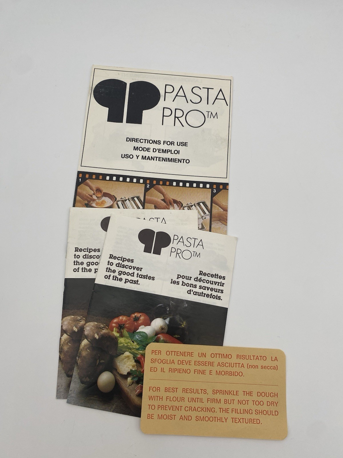 Pasta Pro 150 Pasta Machine w/ Spaghetti & Fettucine Attachment - VTG 1983