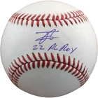 Julio Rodriguez Autographed Seattle Mariners OML Baseball AL ROY Fanatics 54509