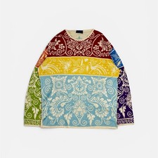 Vintage kenzo sweater art jungle 80s knith sw...