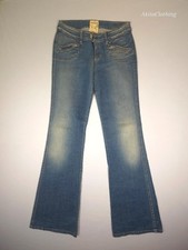 Jeans Take-Two Cartney svasati donna W29 L34 blu denim elasticizzato italiano Y2K 548