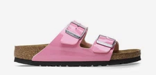 Sz 6 - Women's Birkenstock Arizona BS Sandals 'Patent Candy Pink/Black' 1026957