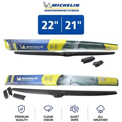 Michelin WeatherWise Hybrid 22''/21'' Wiper Blade Set 2-Pc For Nissan Maxima 95-99