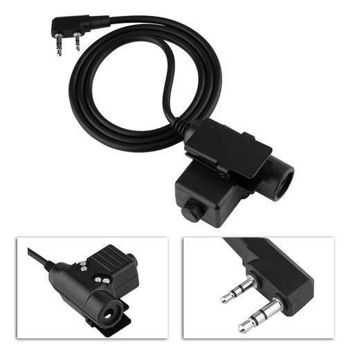 U94 2 Pin Walkie Talkie Outdoor Zubehör Kabel Adapter Ptt Für Z Tactical He KUI - Photo 10/13
