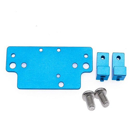 Alloy Blue Servo Mount Plate 13814 For RC Car RedCat 1/10 Everest Gen7 Pro/Sport - Picture 4 of 5