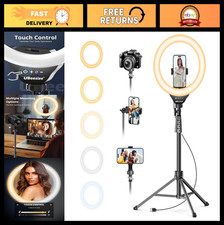 12" Selfie Ring Light with 62" Tripod Stand for Video, Live Streaming  Photogra