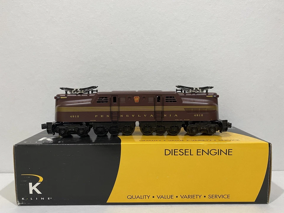 K-Line K2780-4912IC KCC exclusivo PRR GG-1 #4912 doble motor loco EX/caja PROBADO Foto 3 de 4