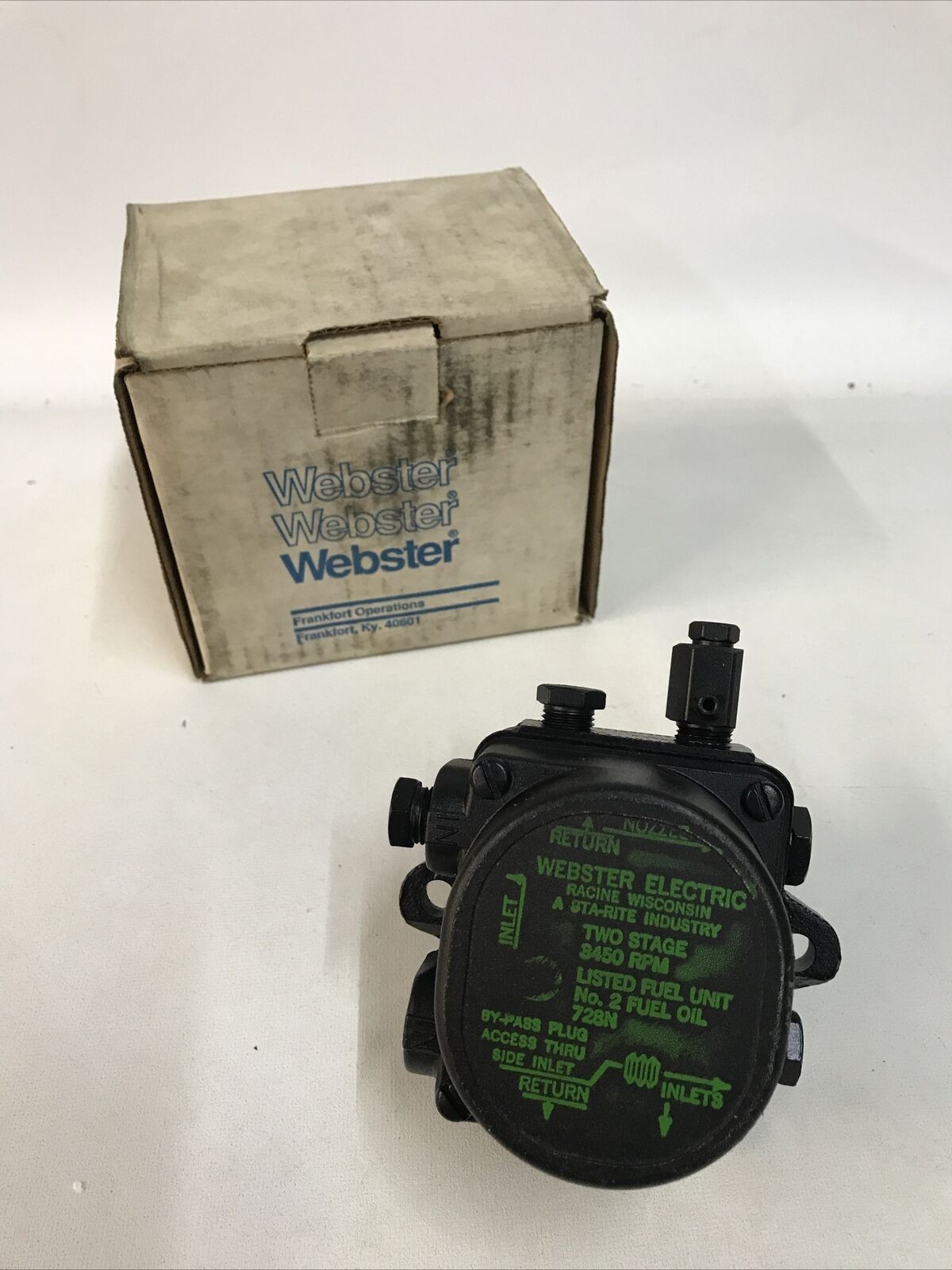 WEBSTER Heating 2M34CH-15 2M34CH15 Oil PUMP 2 Stage 3450 RPM
