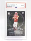 JAYDEN DANIELS 2024 DONRUSS OPTIC ROOKIE RECRUITS GEM RC PSA 10 Q0004