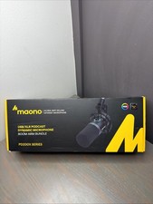 MAONO XLR/USB Dynamic Microphone Kit, RGB Gaming Mic with Software, Mute, Gain K