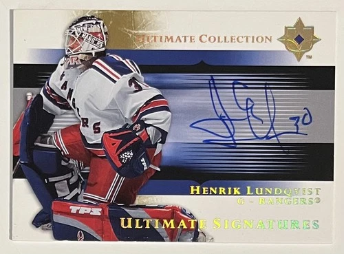 Henrik Lundqvist 2005-06 UD Ultimate Signatures Rookie Auto **See Description**
