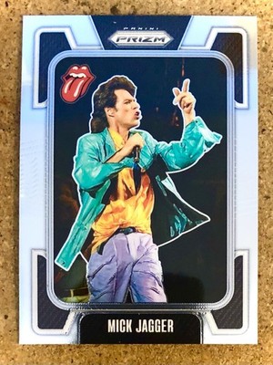 2025 Panini Prizm Rolling Stones Base Vertical Mick Jagger #10