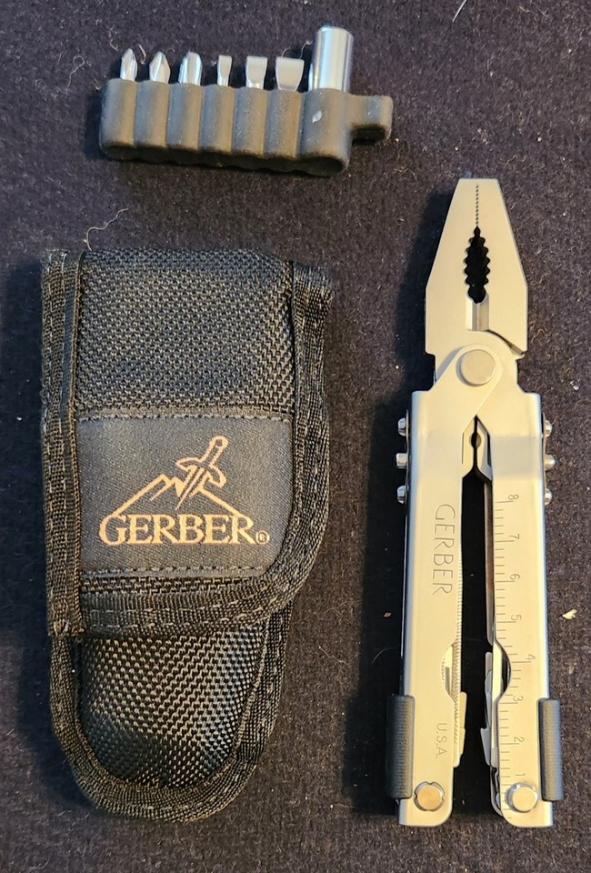 Gerber Multi-Plier - Stainless Steel With Attachment Bits | eBay