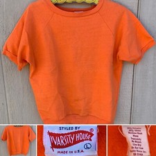vintage short sleeve raglan sweatshirt styled by Varsity House made in USA L