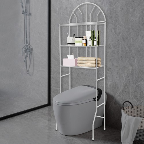 Over The Toilet Storage Rack Cabinet Organizer Shelf Bathroom Space Saver 3 Tier