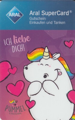 Aral SuperCard  -  Pummel Einhorn     (C GE001820)     Liebe