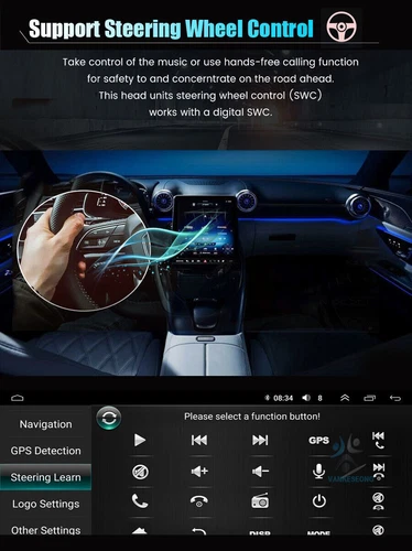 9“ Autoradio carplay Android 12 GPS Navi FM WiFi Für Ford Kuga 2013-2017 - Bild 15 von 18