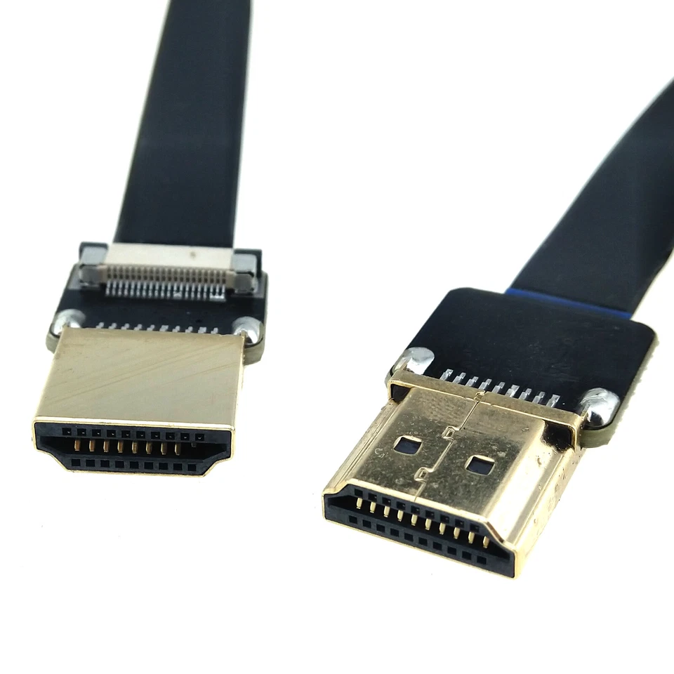 40cm 4K HDMI Flex Cable Flat Connector Microscope Drone Camera LCD Male Wire UHD - Image 2 of 4