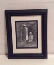 Original Charcoal and Conte Pencil  Size is 14X17  Beauty Essential