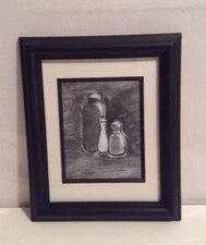 Original Charcoal and Conte Pencil  Size is 14X17  Beauty Essential